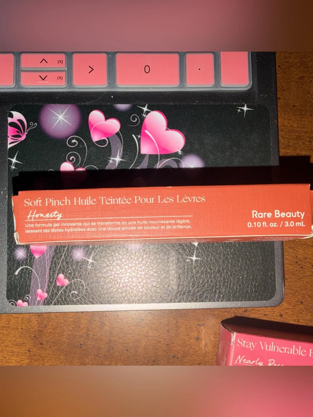 Rare Beauty Soft Pinch Lip Oil Box in Warm Coral